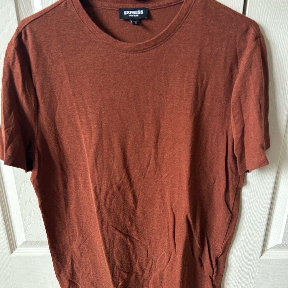 Express Men's Rust T-Shirt